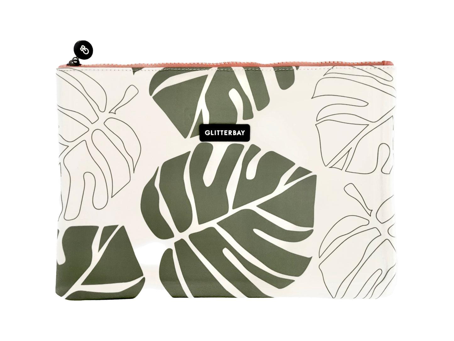 GREEN STELLA FLAT MEDIUM POUCH