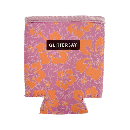 ORANGE HIBISCUS KOOZIE