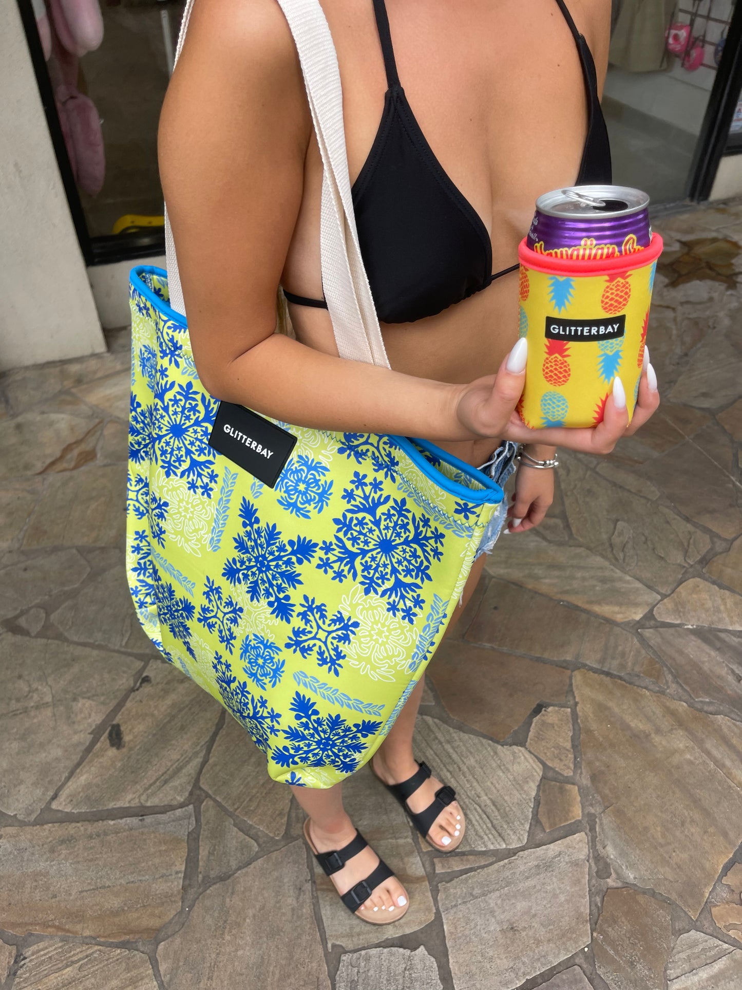 YELLOW PINEAPPLE KOOZIE